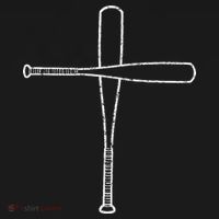 Cross Baseball Bats Christian Faith Sports Coach Pitcher Women's Tank Top thumb 5