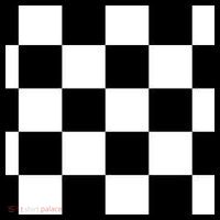 Chess Board Black And White Checkered Long Sleeve Shirt thumb 2