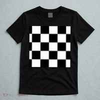 Chess Board Black And White Checkered T-Shirt thumb 5