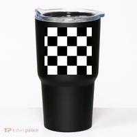 Chess Board Black And White Checkered Tumbler thumb 0