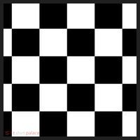 Chess Board Black And White Checkered Tumbler thumb 3