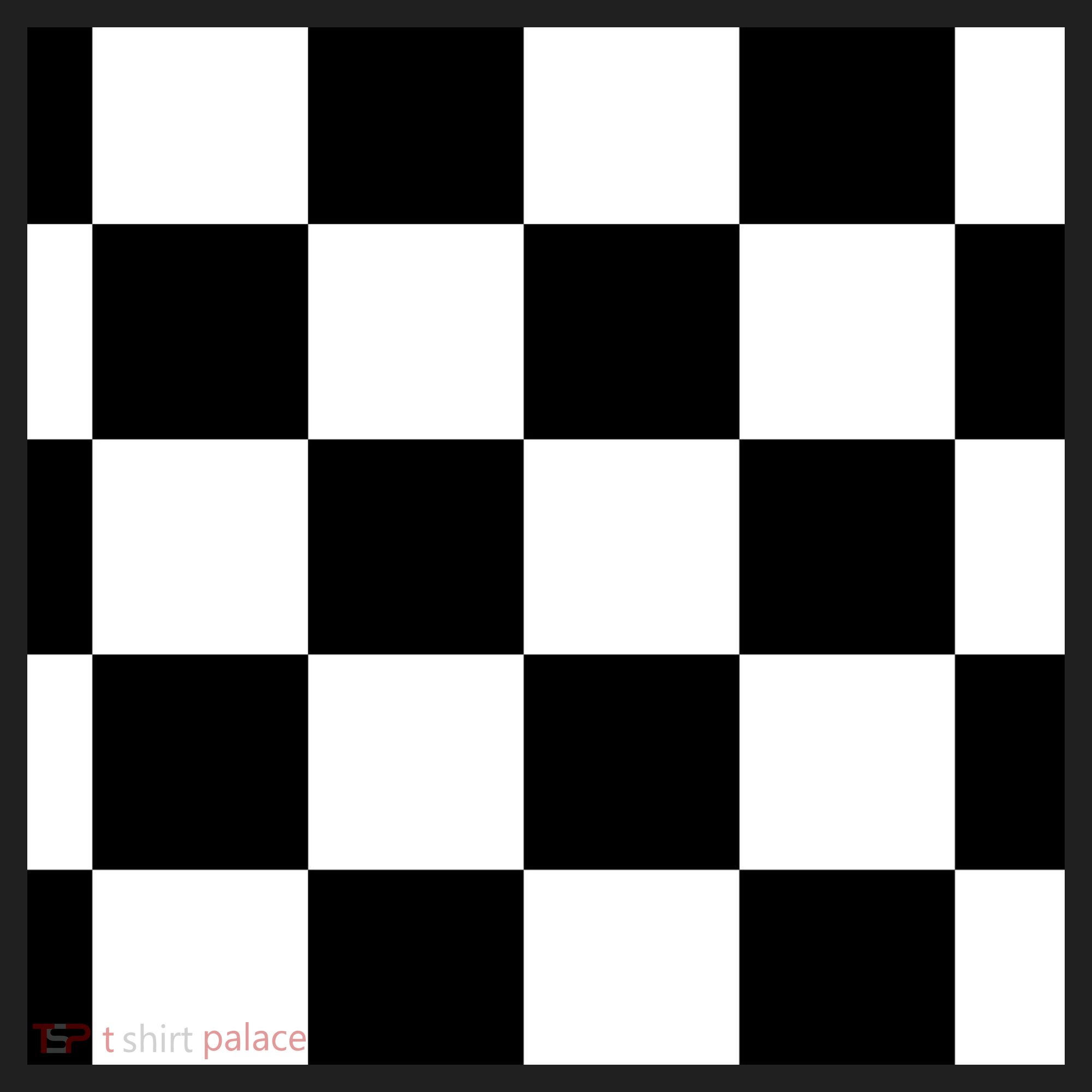 Chess Board Black And White Checkered Golf Towel