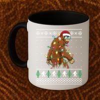 Christmas Bigfoot Boy Funny Ugly Xmas Sweater Meaningful Gift Coffee Mug thumb 2