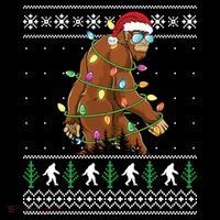Christmas Bigfoot Boy Funny Ugly Xmas Sweater Meaningful Gift Coffee Mug thumb 5