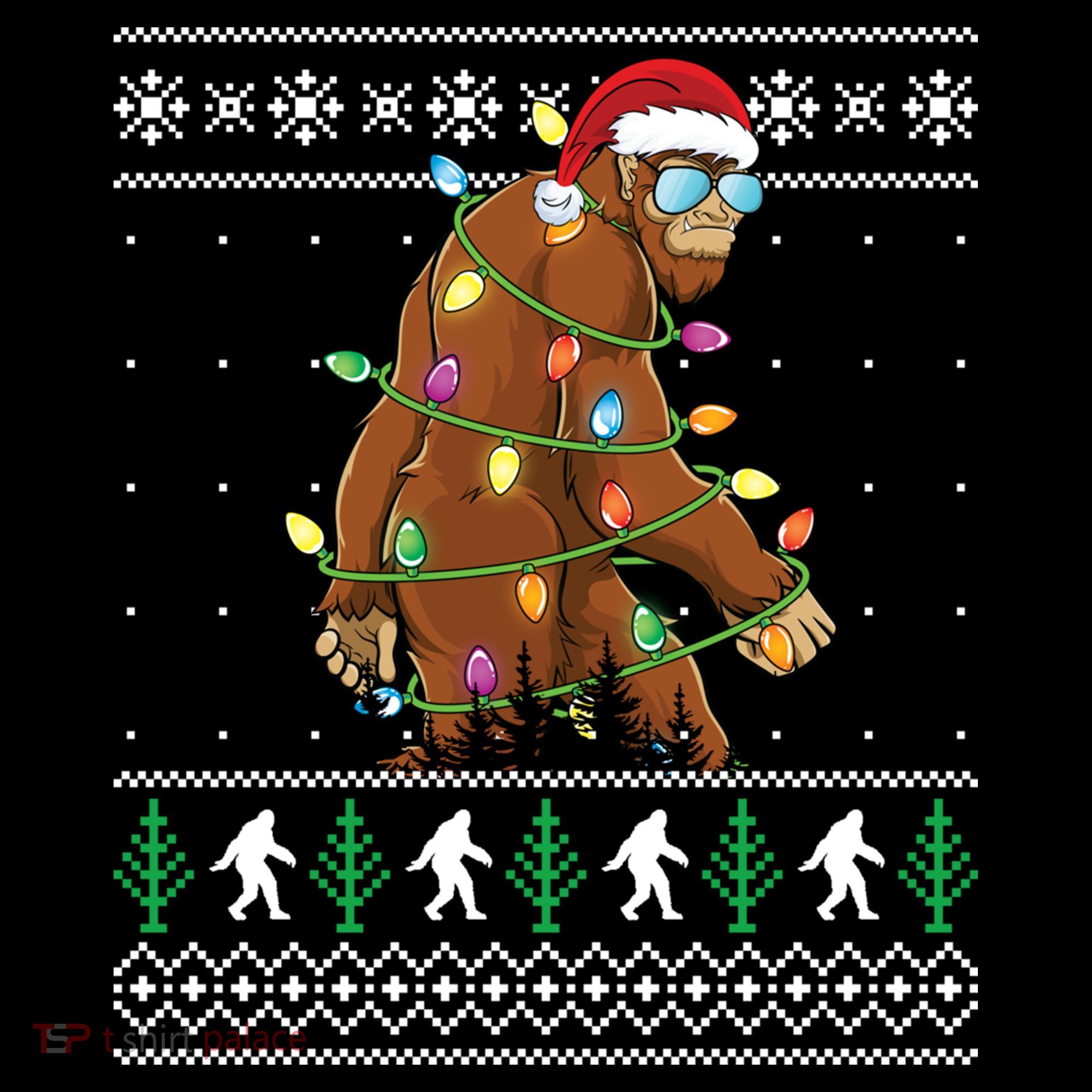 Christmas Bigfoot Boy Funny Ugly Xmas Sweater Meaningful Gift Coffee Mug
