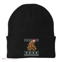 Christmas Bigfoot Boy Funny Ugly Xmas Sweater Meaningful Gift Beanie thumb 0