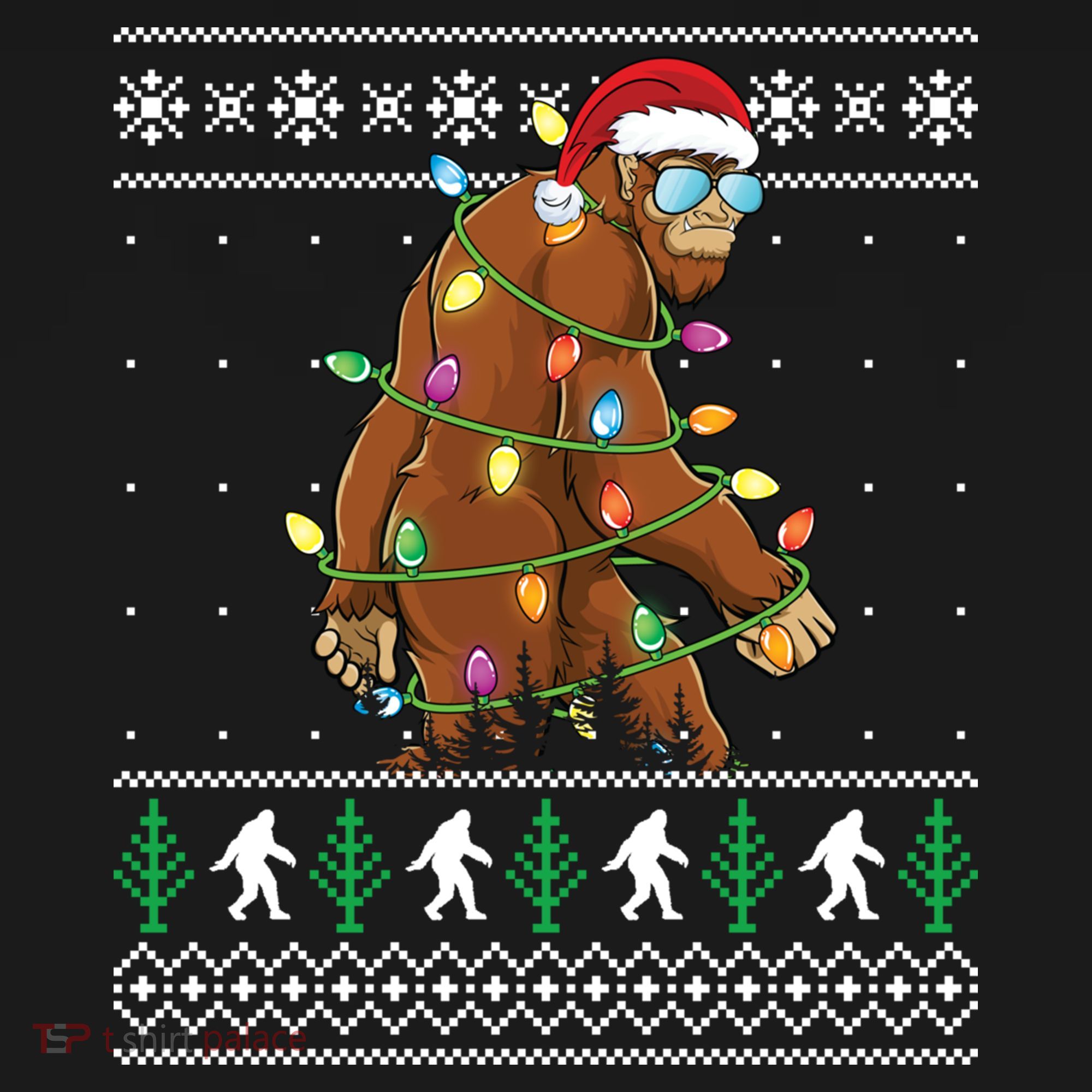 Christmas Bigfoot Boy Funny Ugly Xmas Sweater Meaningful Gift Women's Hoodie