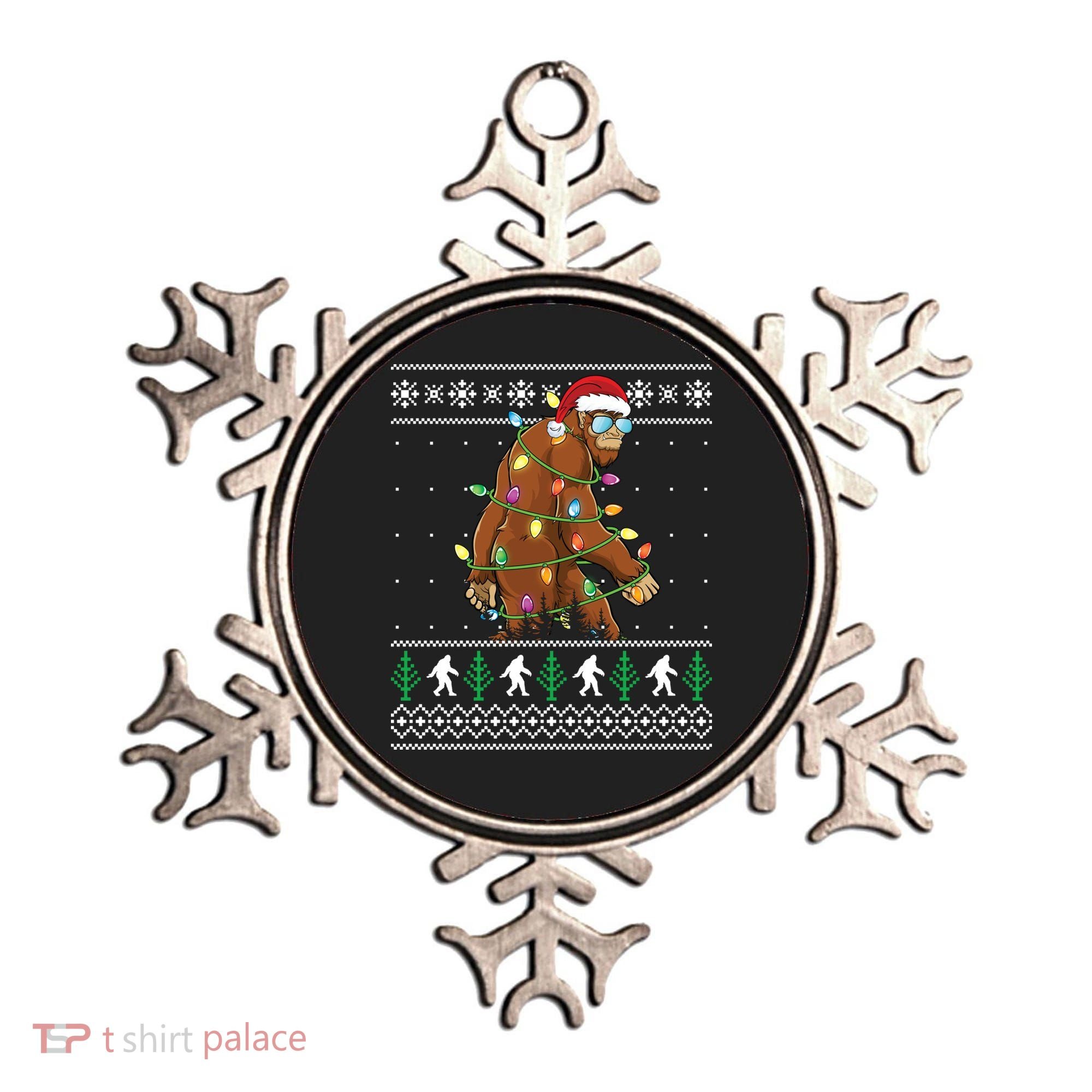 Christmas Bigfoot Boy Funny Ugly Xmas Sweater Meaningful Gift Ornament