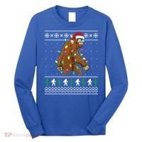Christmas Bigfoot Boy Funny Ugly Xmas Sweater Meaningful Gift Long Sleeve Shirt thumb 0