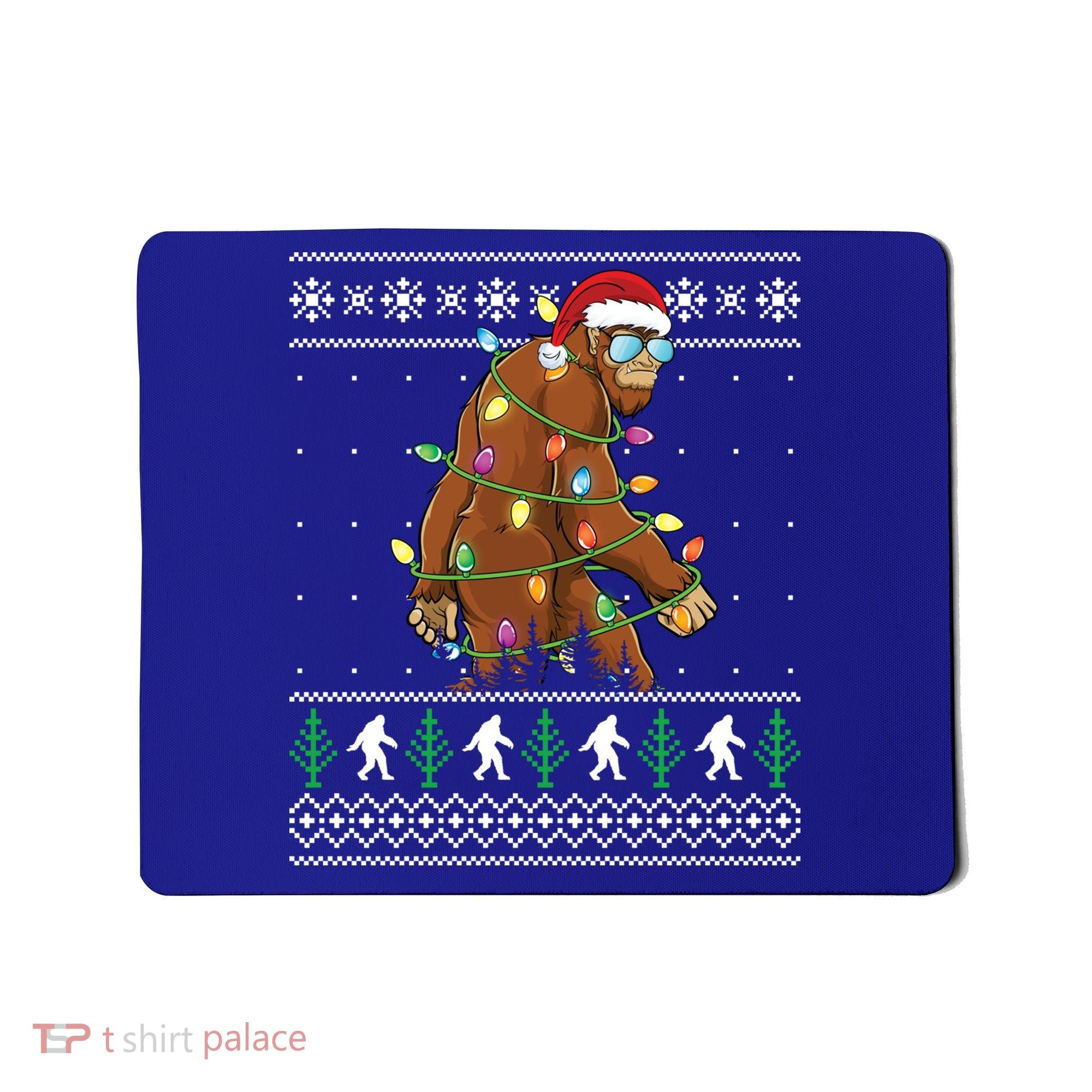Christmas Bigfoot Boy Funny Ugly Xmas Sweater Meaningful Gift Mousepad