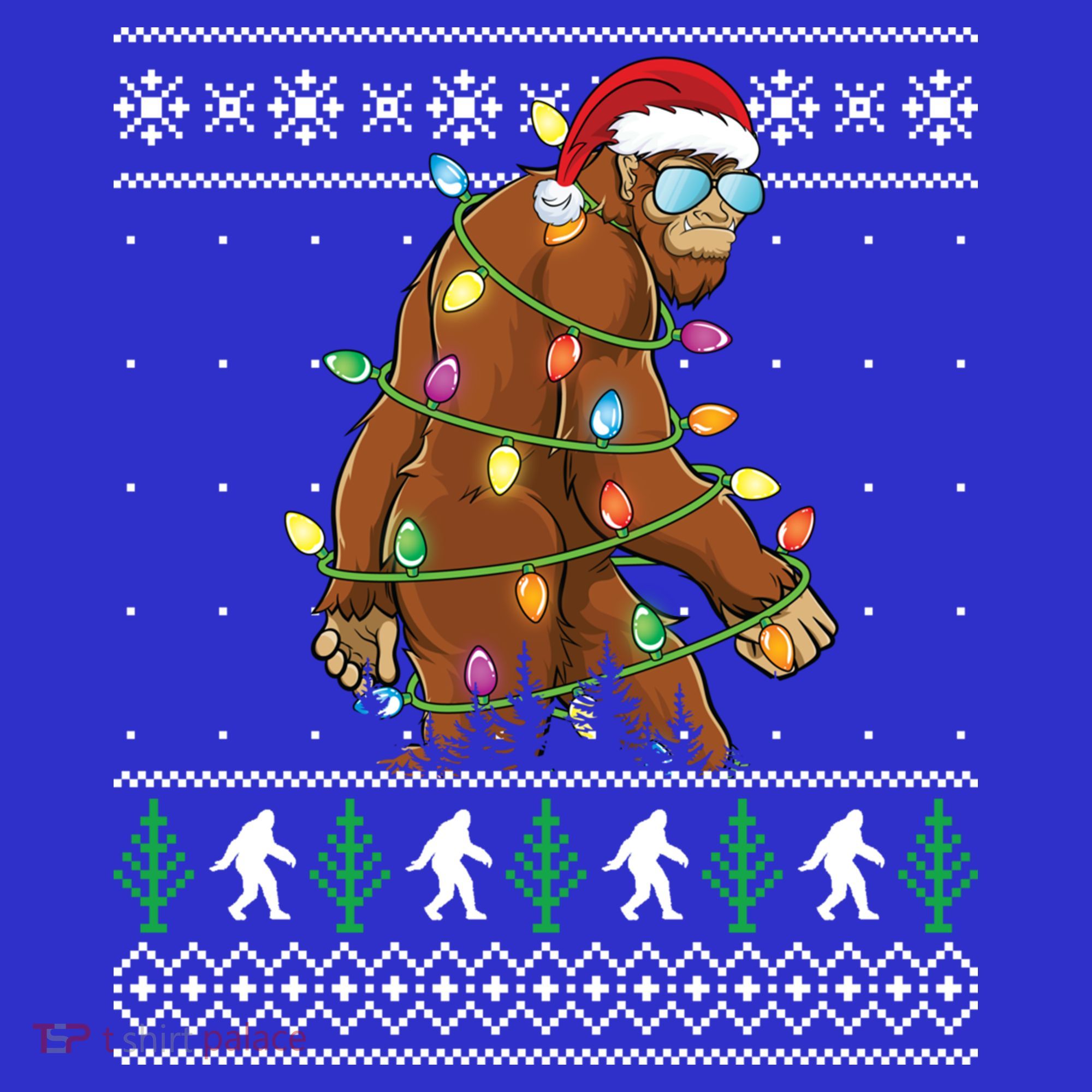 Christmas Bigfoot Boy Funny Ugly Xmas Sweater Meaningful Gift Women's Tank Top
