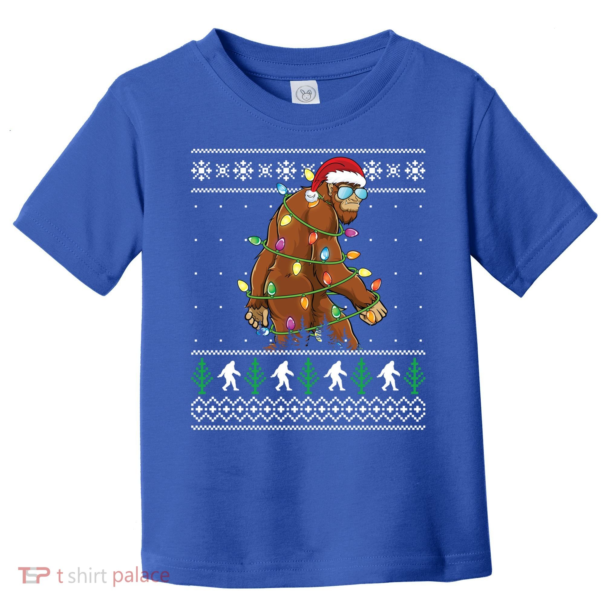 Christmas Bigfoot Boy Funny Ugly Xmas Sweater Meaningful Gift Toddler T-Shirt