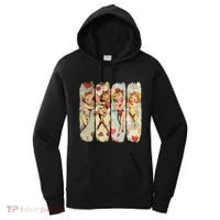 Cupid Blowing Bubble Heart Sunglasses Valentines Day Women's Hoodie thumb 0