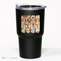 Cupid Blowing Bubble Heart Sunglasses Valentines Day Tumbler thumb 0