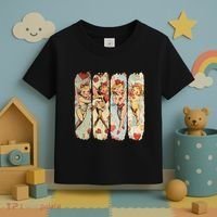 Cupid Blowing Bubble Heart Sunglasses Valentines Day Toddler T-Shirt thumb 3