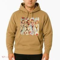 Cupid Blowing Bubble Heart Sunglasses Valentines Day Hoodie thumb 2