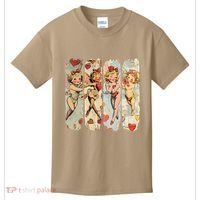 Cupid Blowing Bubble Heart Sunglasses Valentines Day Kids T-Shirt thumb 0