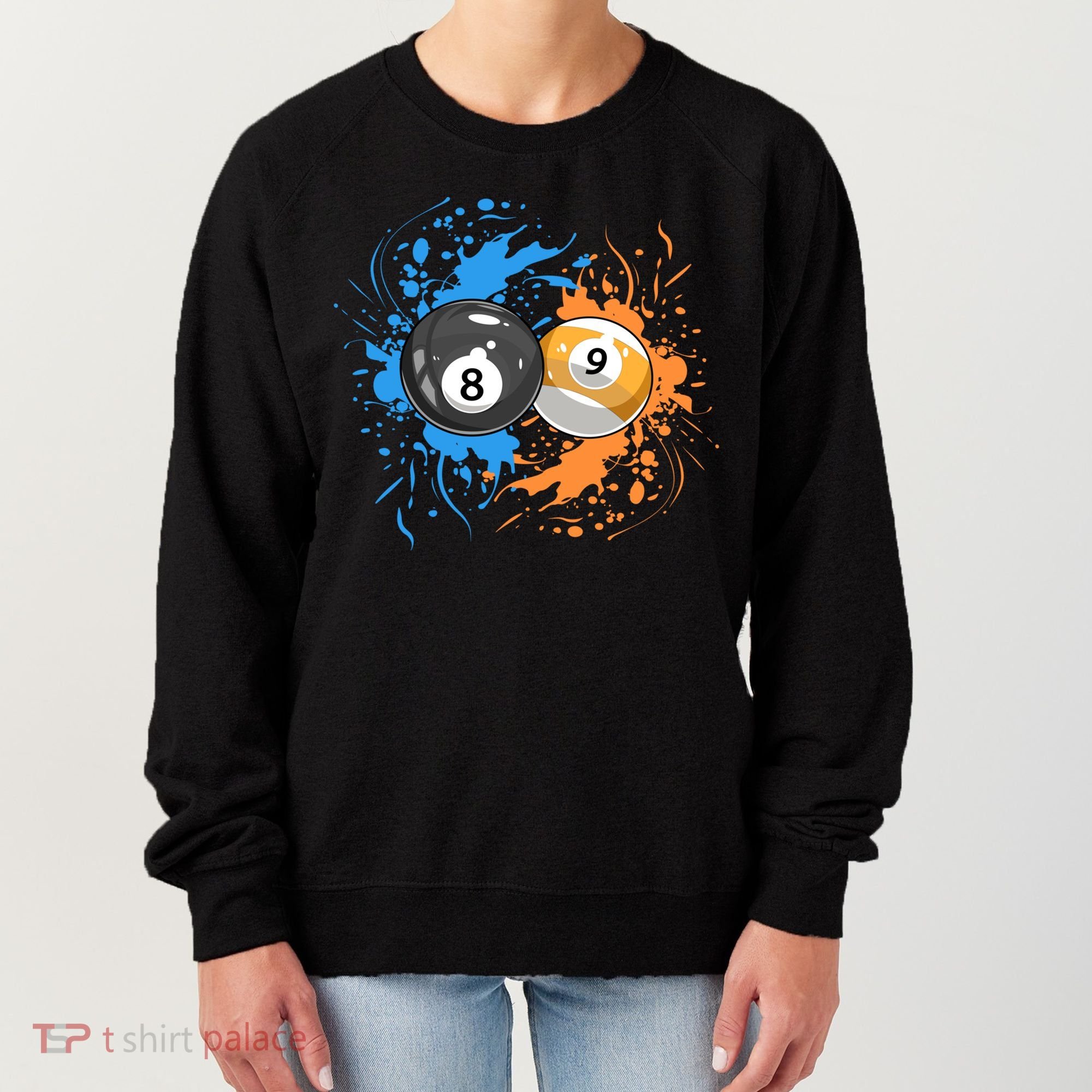 Cool Billiard Balls For 8 Ball And 9ball Player Cool Gift Women's Sweatshirt