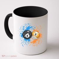 Cool Billiard Balls For 8 Ball And 9ball Player Cool Gift Coffee Mug thumb 0