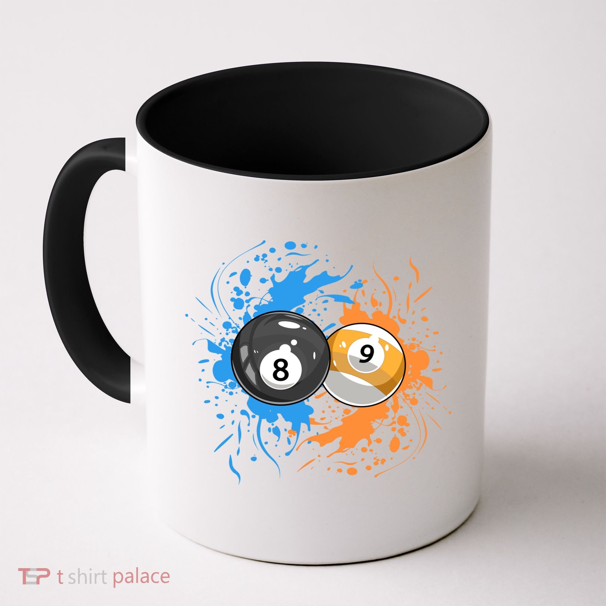 Cool Billiard Balls For 8 Ball And 9ball Player Cool Gift Coffee Mug