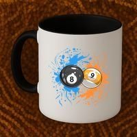 Cool Billiard Balls For 8 Ball And 9ball Player Cool Gift Coffee Mug thumb 2