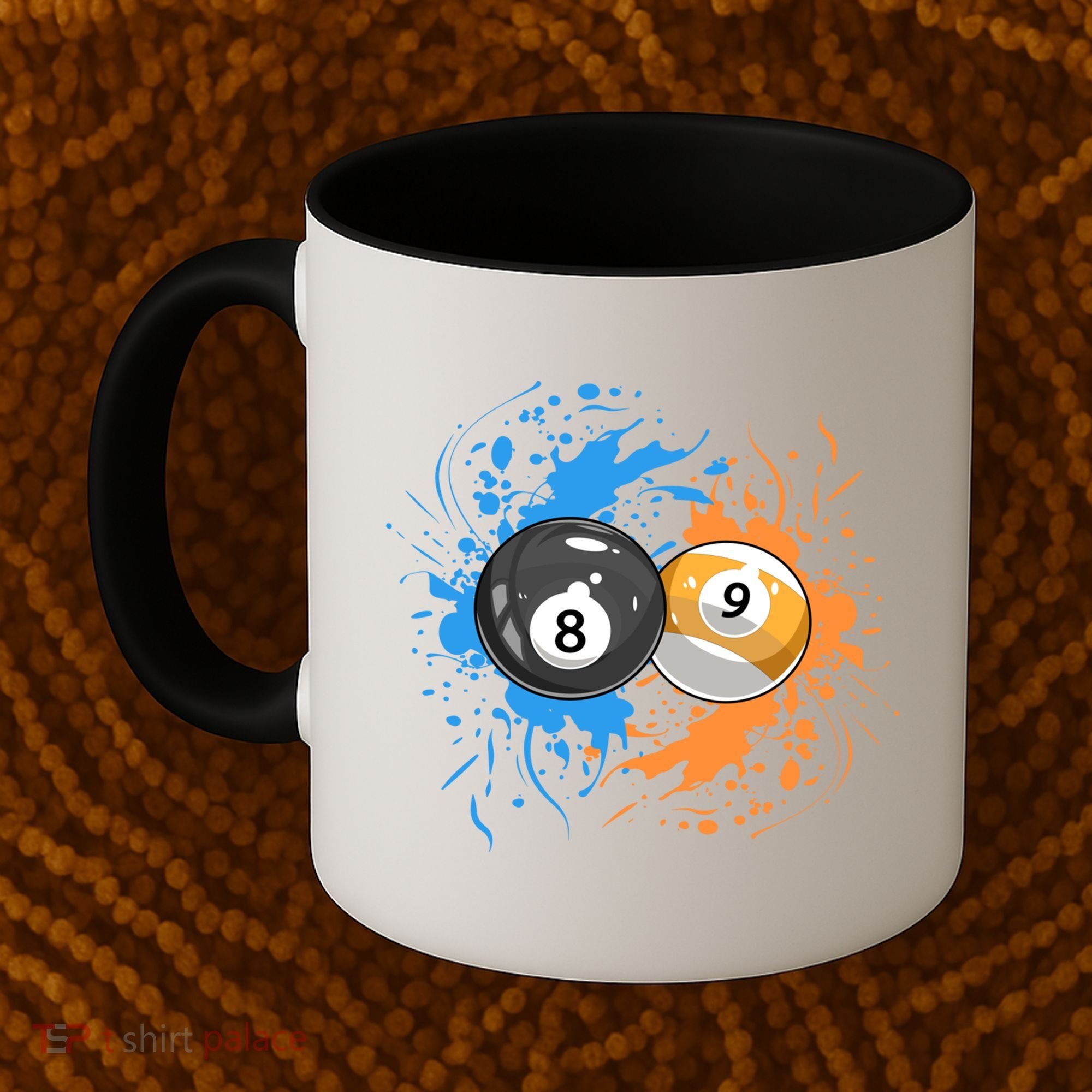Cool Billiard Balls For 8 Ball And 9ball Player Cool Gift Coffee Mug