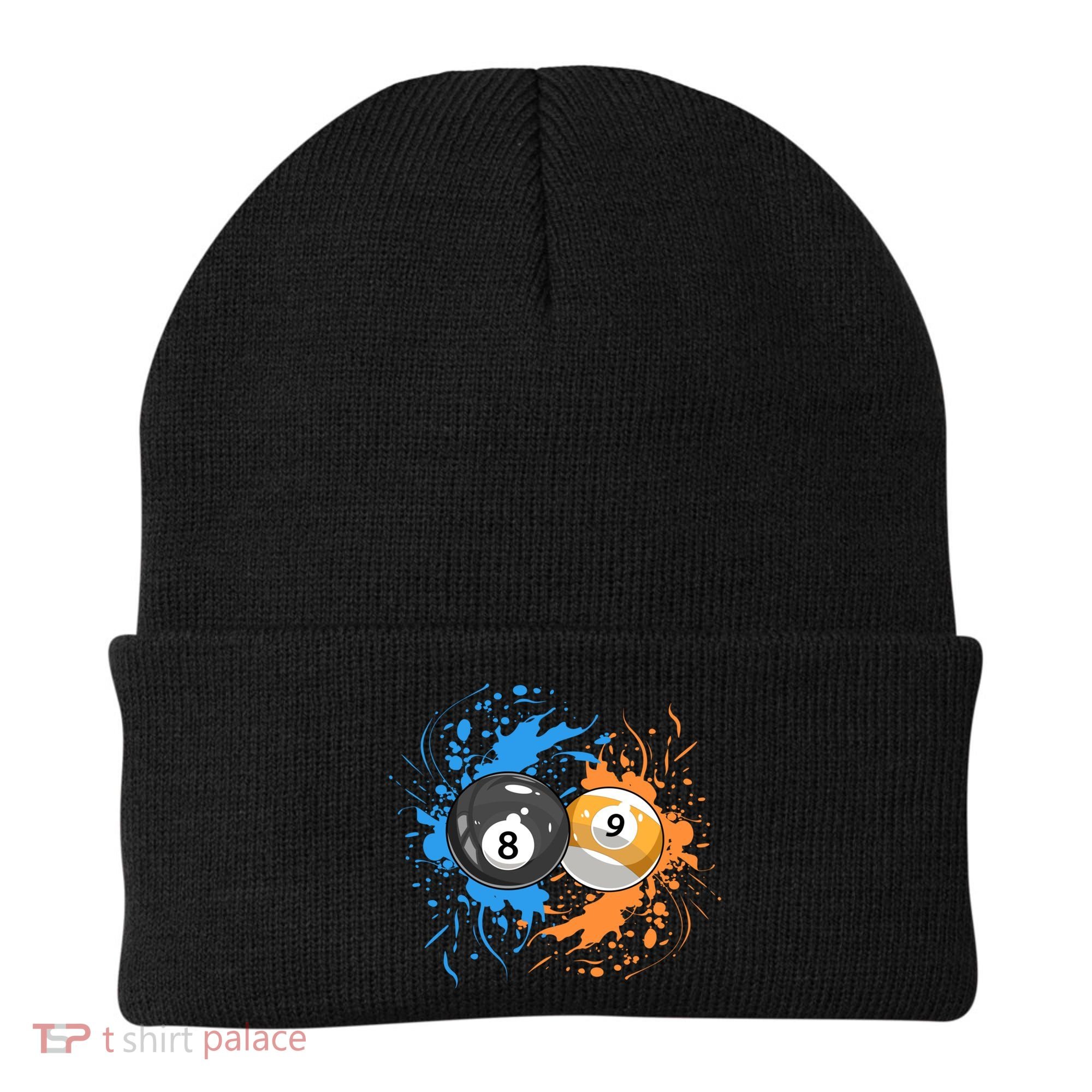 Cool Billiard Balls For 8 Ball And 9ball Player Cool Gift Beanie