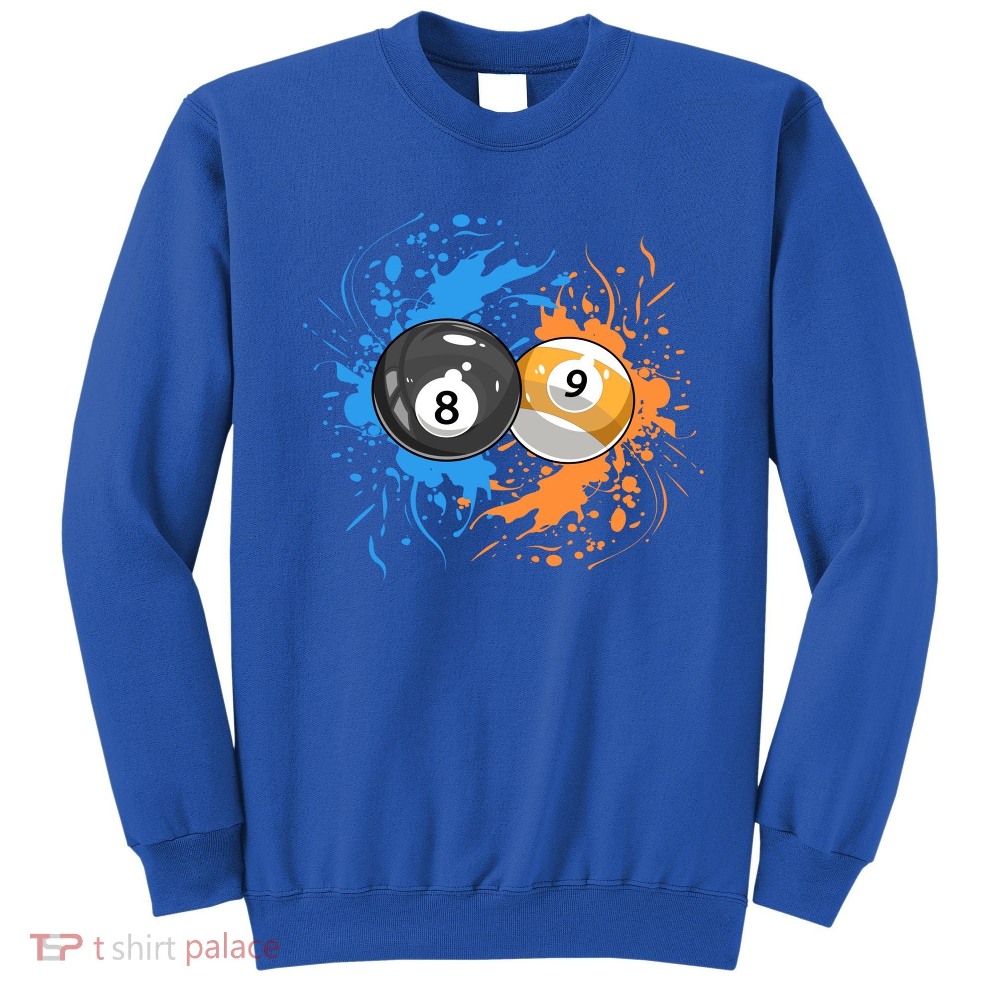 Cool Billiard Balls For 8 Ball And 9ball Player Cool Gift Sweatshirt