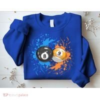 Cool Billiard Balls For 8 Ball And 9ball Player Cool Gift Sweatshirt thumb 2