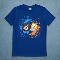 Cool Billiard Balls For 8 Ball And 9ball Player Cool Gift T-Shirt thumb 5
