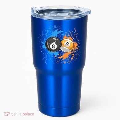 Cool Billiard Balls For 8 Ball And 9ball Player Cool Gift Tumbler