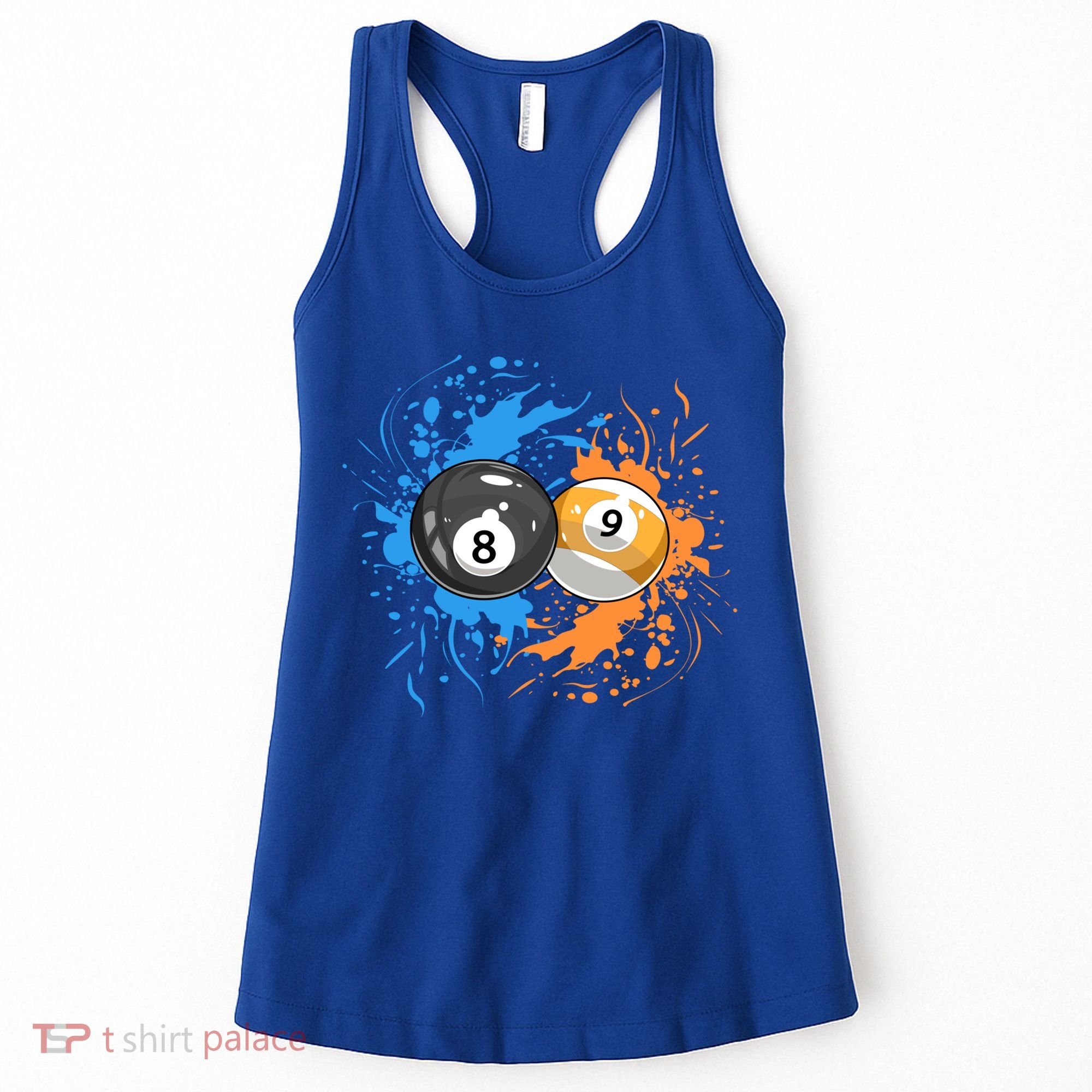 Cool Billiard Balls For 8 Ball And 9ball Player Cool Gift Women's Tank Top