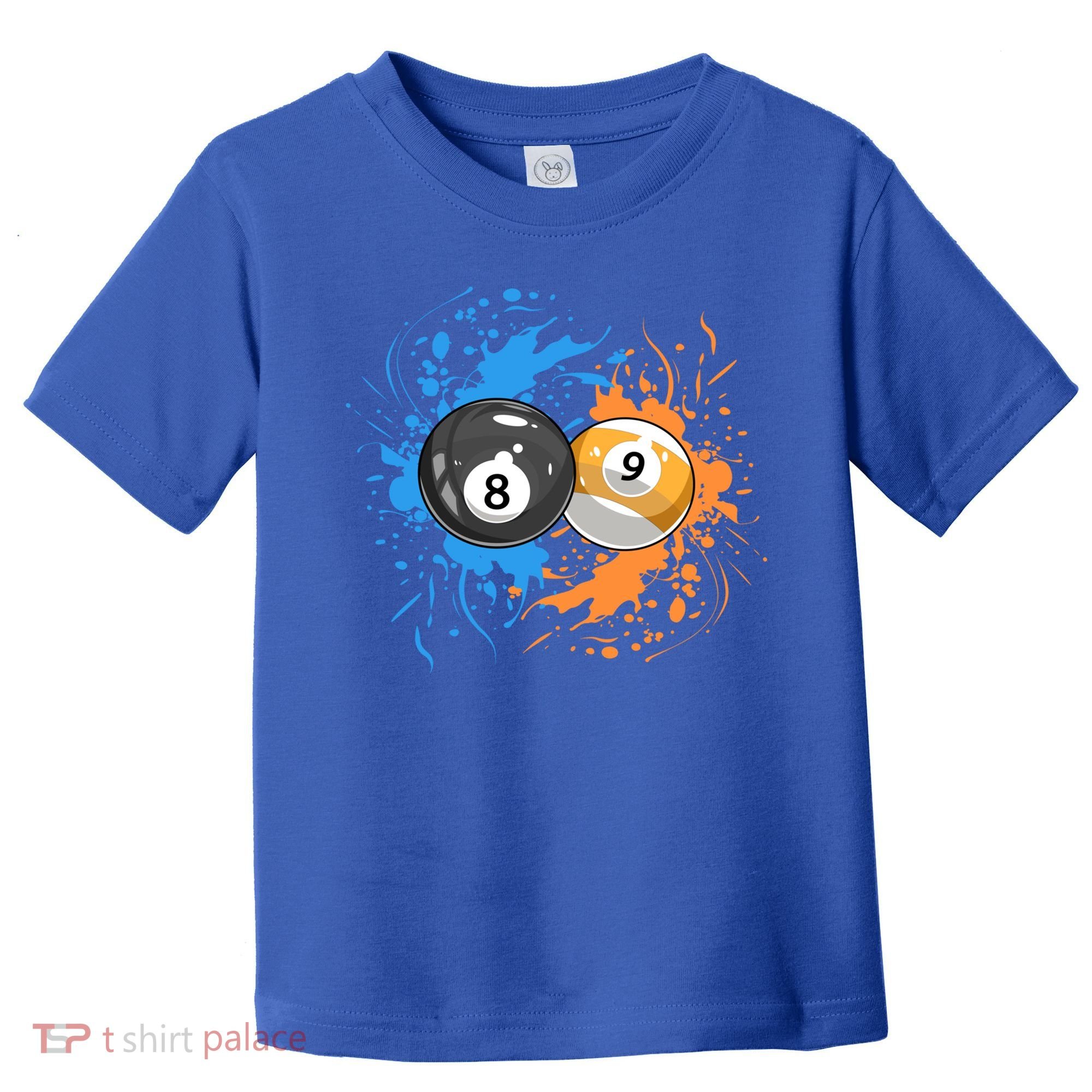 Cool Billiard Balls For 8 Ball And 9ball Player Cool Gift Toddler T-Shirt