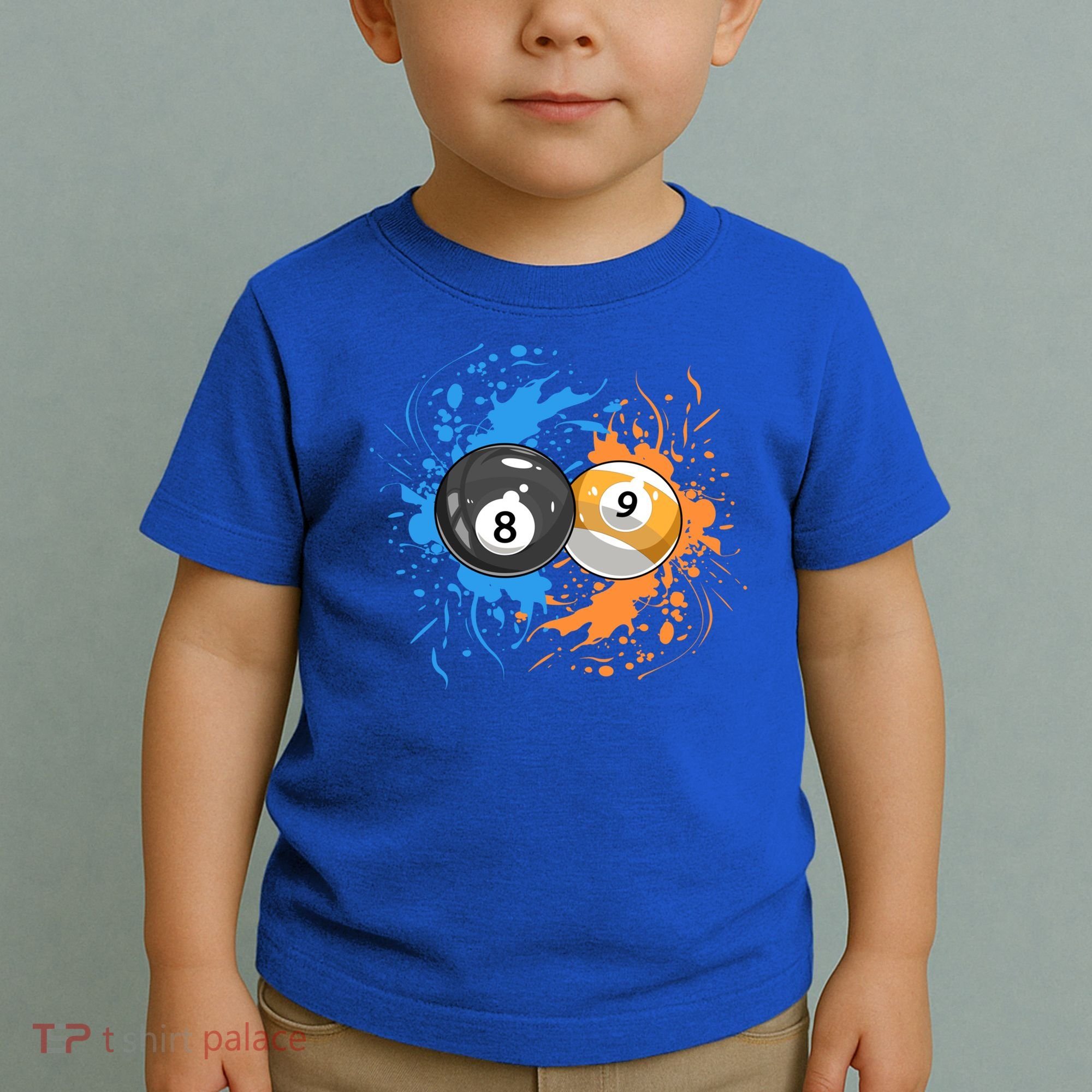 Cool Billiard Balls For 8 Ball And 9ball Player Cool Gift Toddler T-Shirt