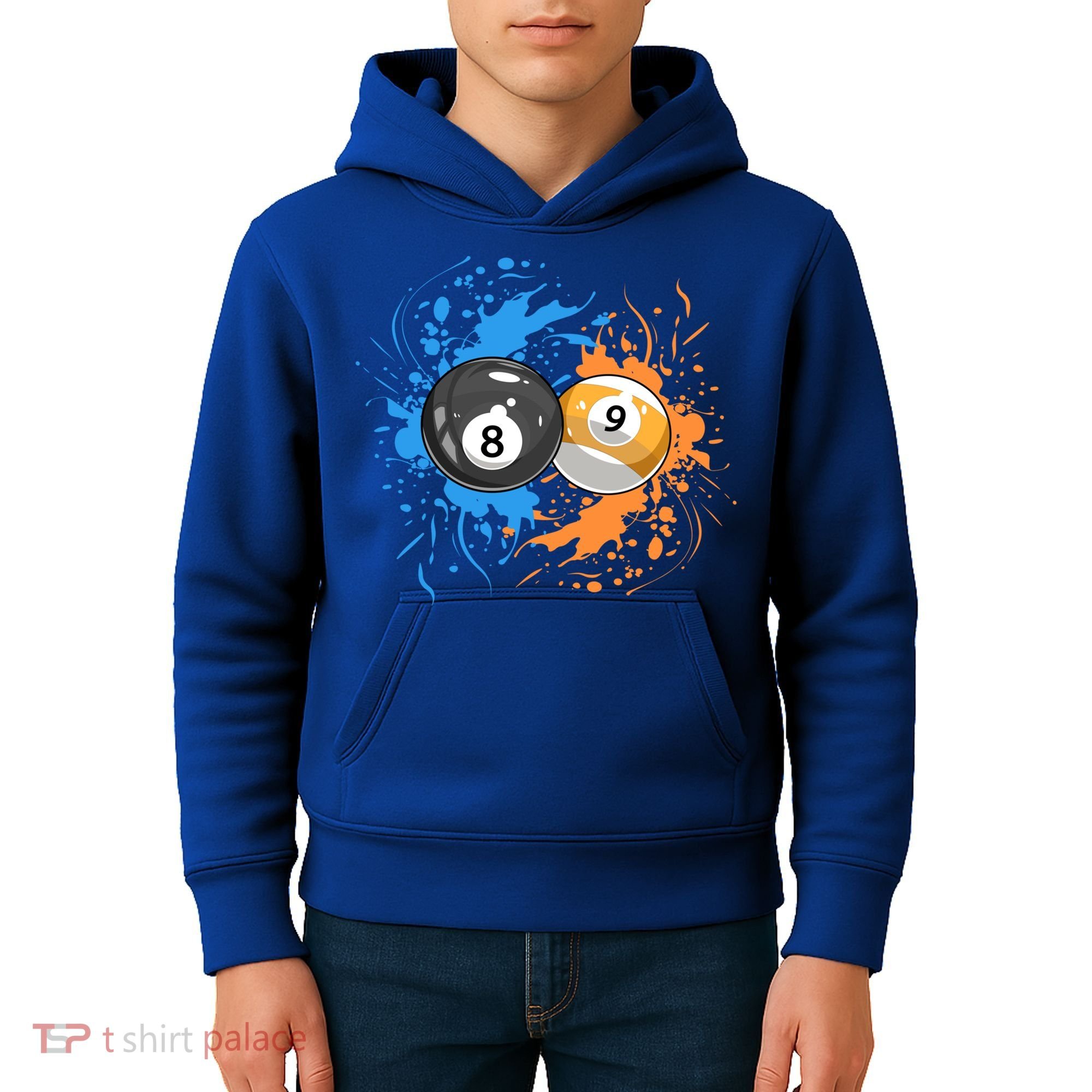 Cool Billiard Balls For 8 Ball And 9ball Player Cool Gift Kids Hoodie