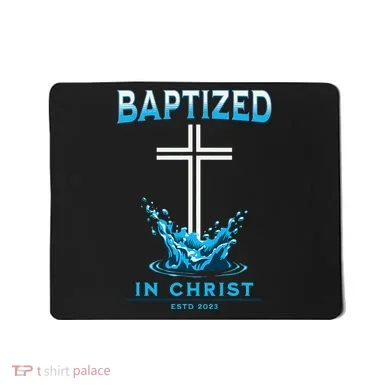 Christian Baptism Baptized In Christ Keepsake Mousepad