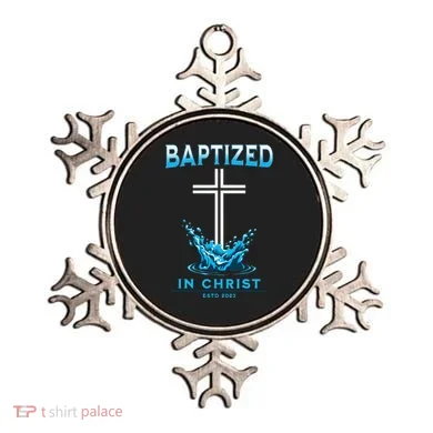 Christian Baptism Baptized In Christ Keepsake Ornament