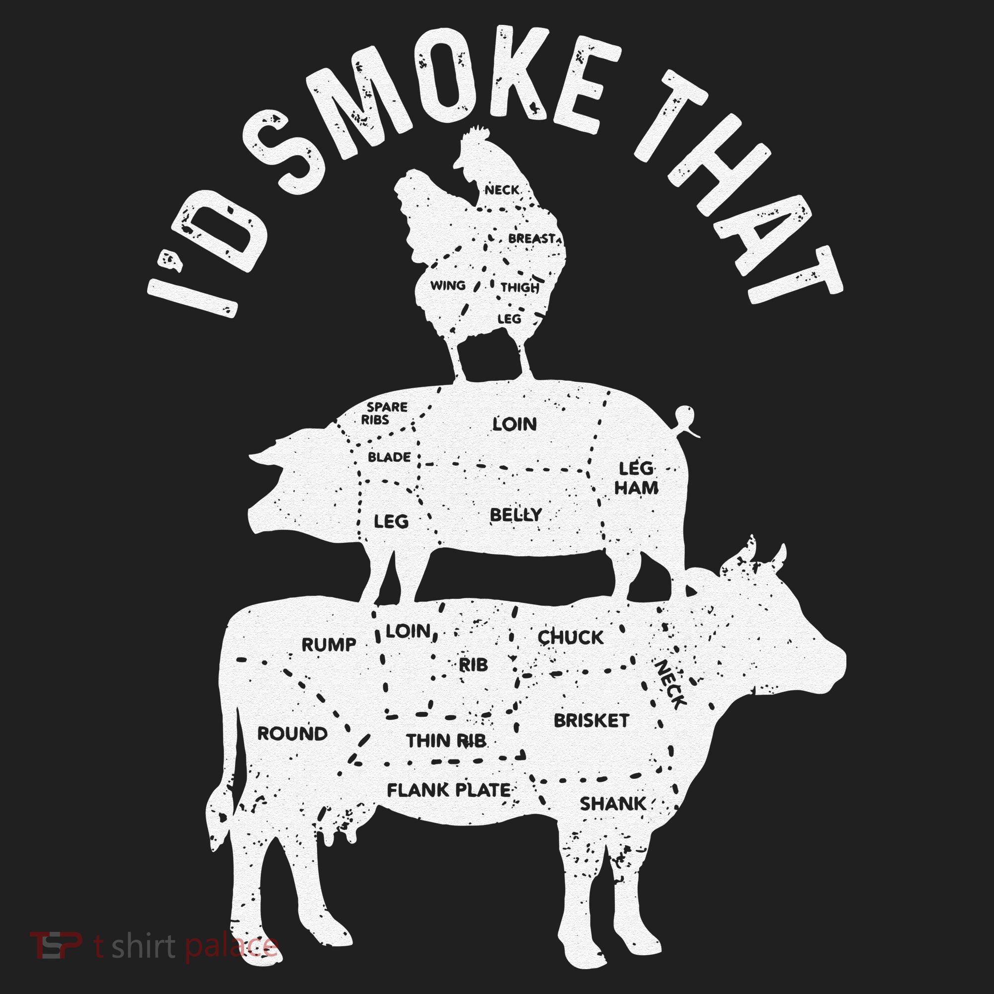 Chef Butcher BBQ Id Smoke That Pork Beef Funny Fathers Day Women's Sweatshirt