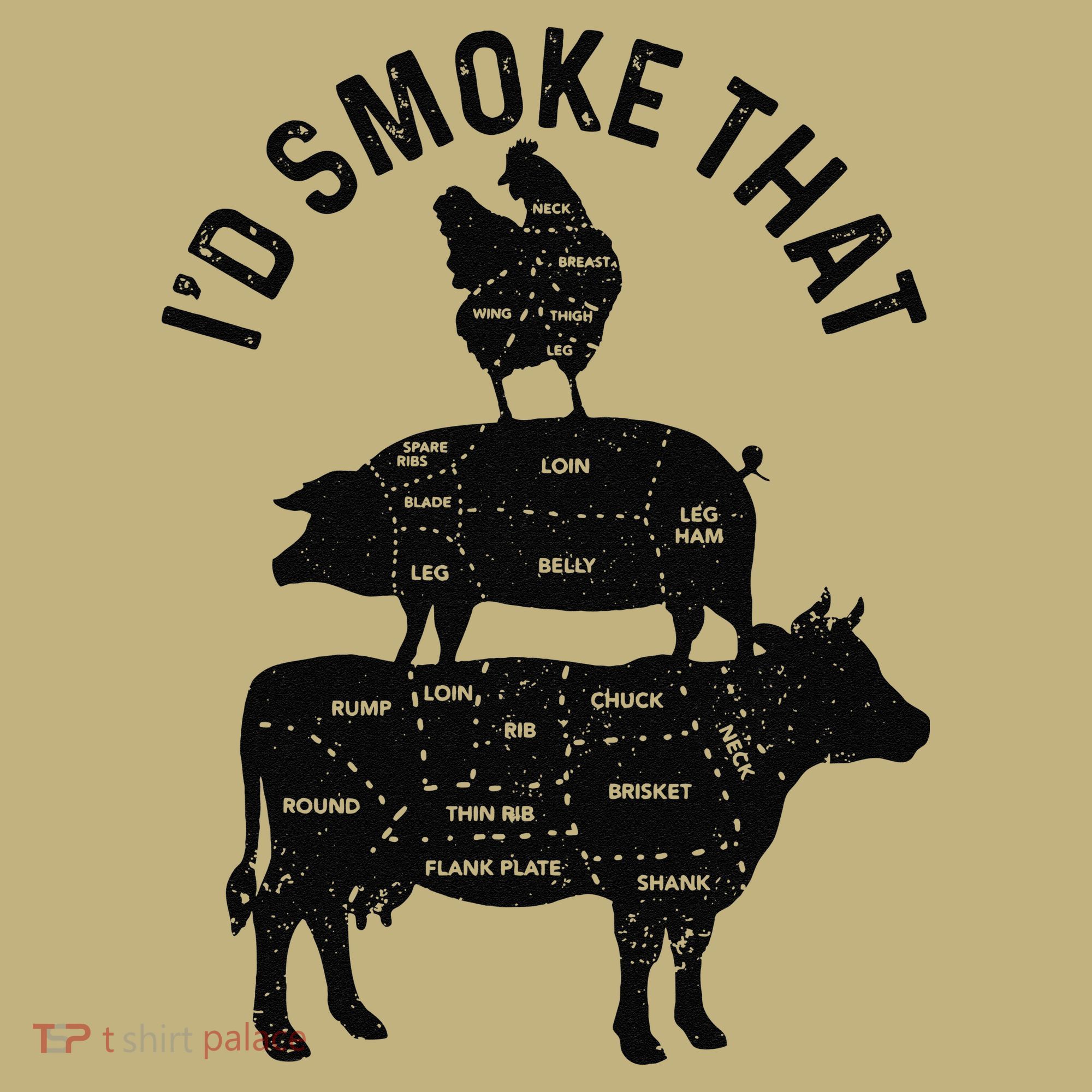 Chef Butcher BBQ Id Smoke That Pork Beef Funny Fathers Day Sweatshirt