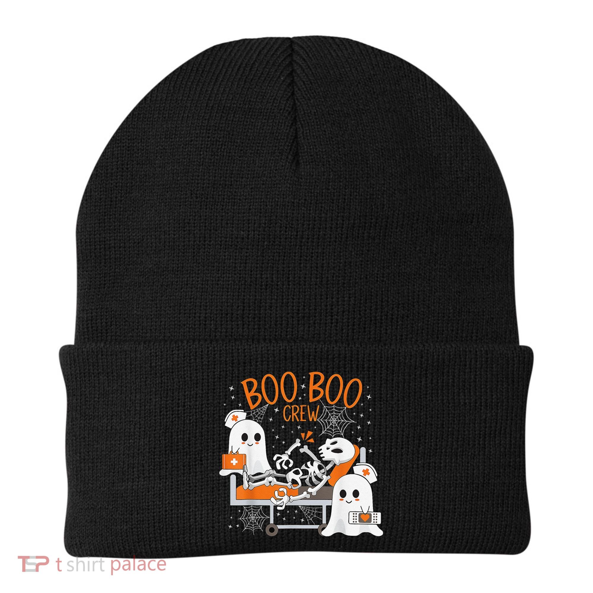 Cool Boo Boo Crew Ghost Doctor Paramedic Nurse Halloween Beanie