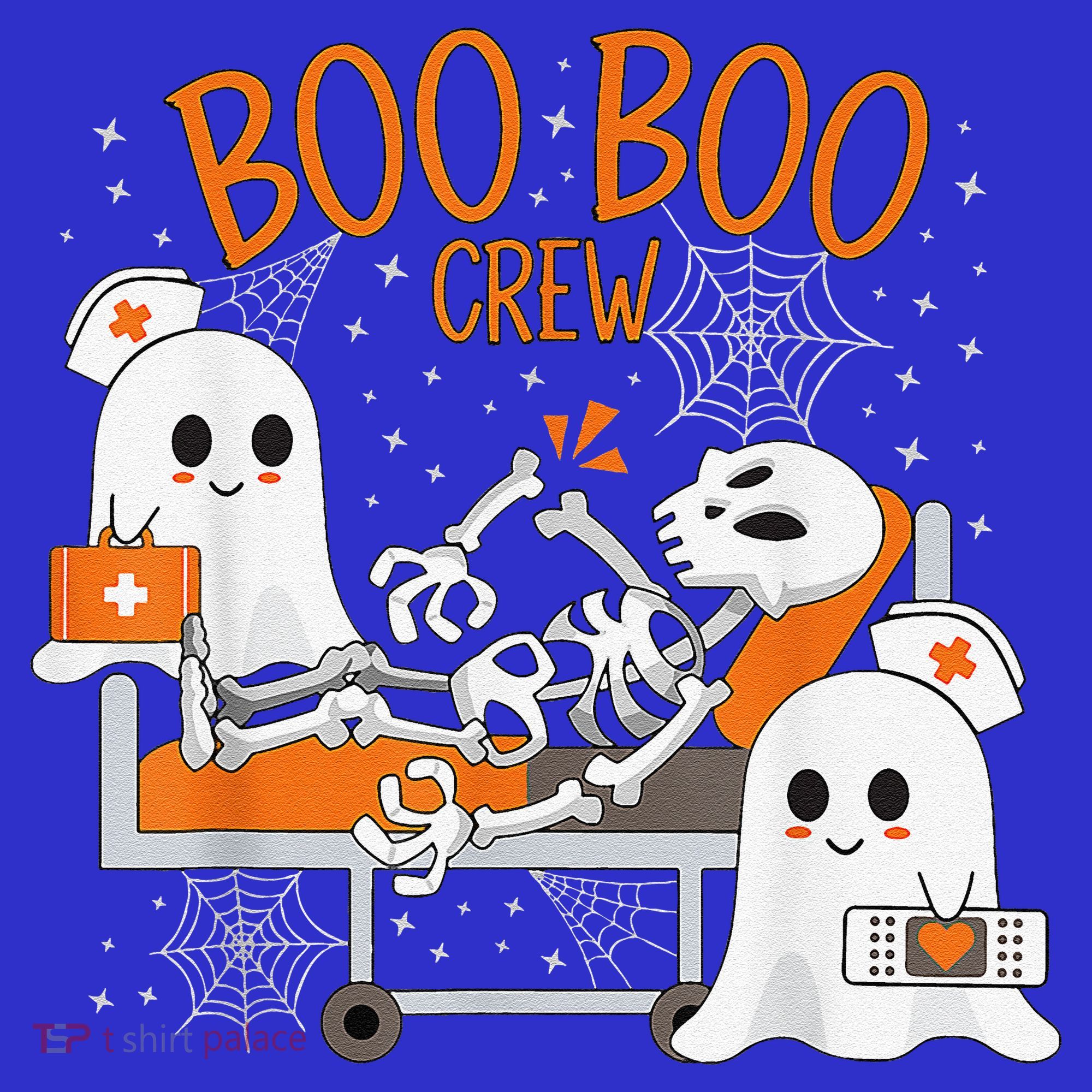 Cool Boo Boo Crew Ghost Doctor Paramedic Nurse Halloween Hoodie