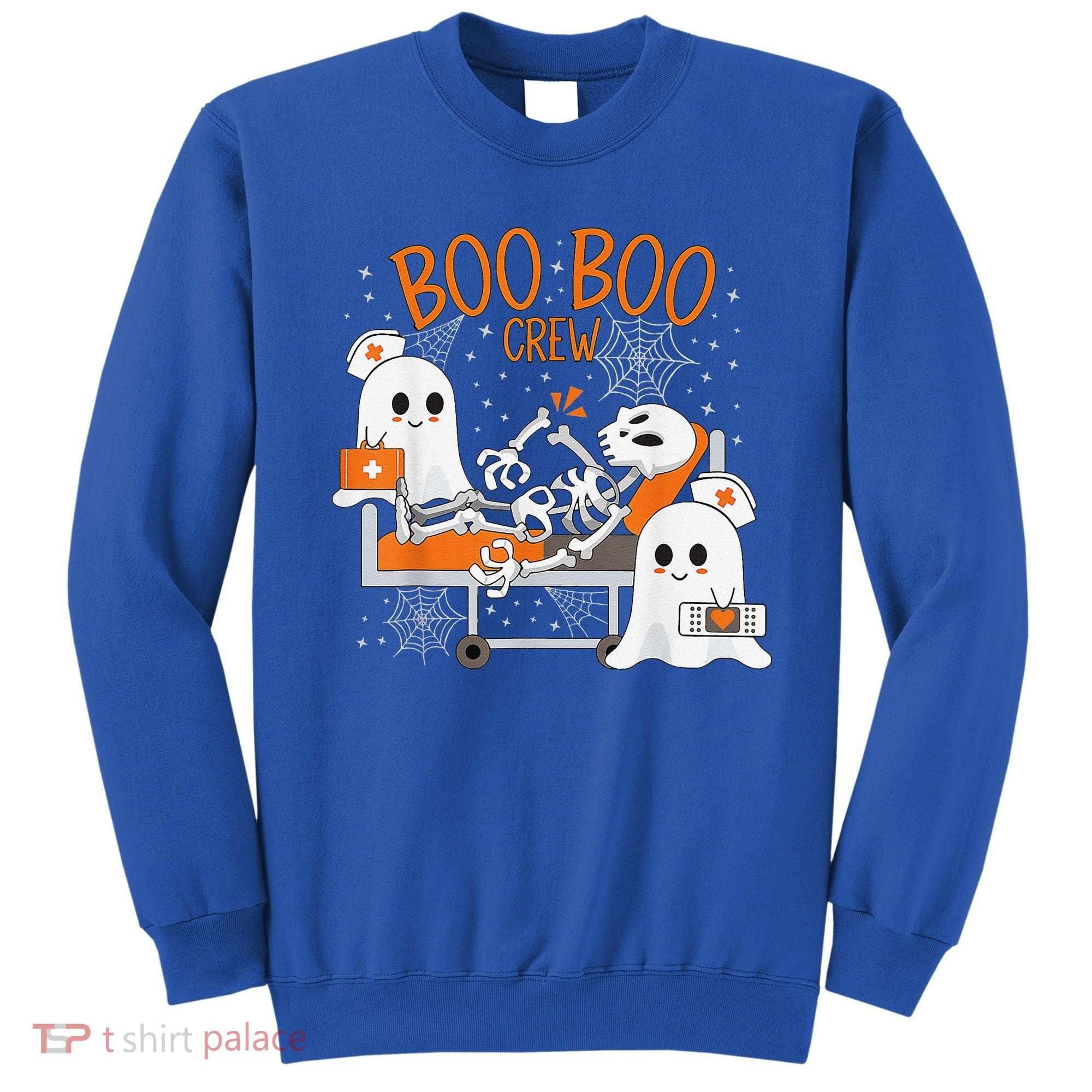 Cool Boo Boo Crew Ghost Doctor Paramedic Nurse Halloween Sweatshirt