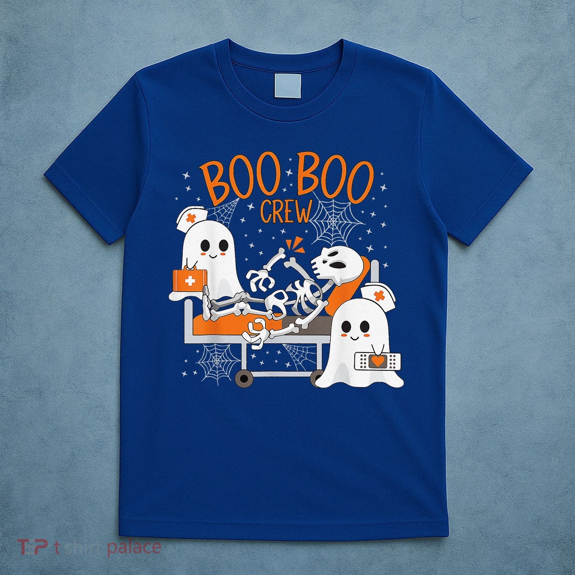 Cool Boo Boo Crew Ghost Doctor Paramedic Nurse Halloween T-Shirt