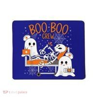 Cool Boo Boo Crew Ghost Doctor Paramedic Nurse Halloween Mousepad thumb 0