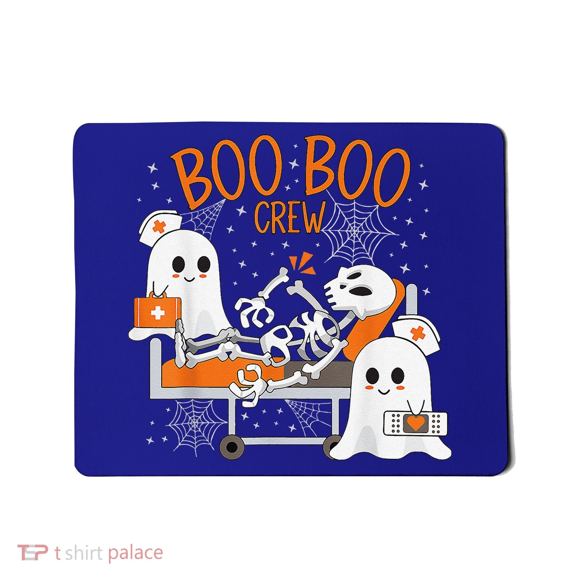Cool Boo Boo Crew Ghost Doctor Paramedic Nurse Halloween Mousepad