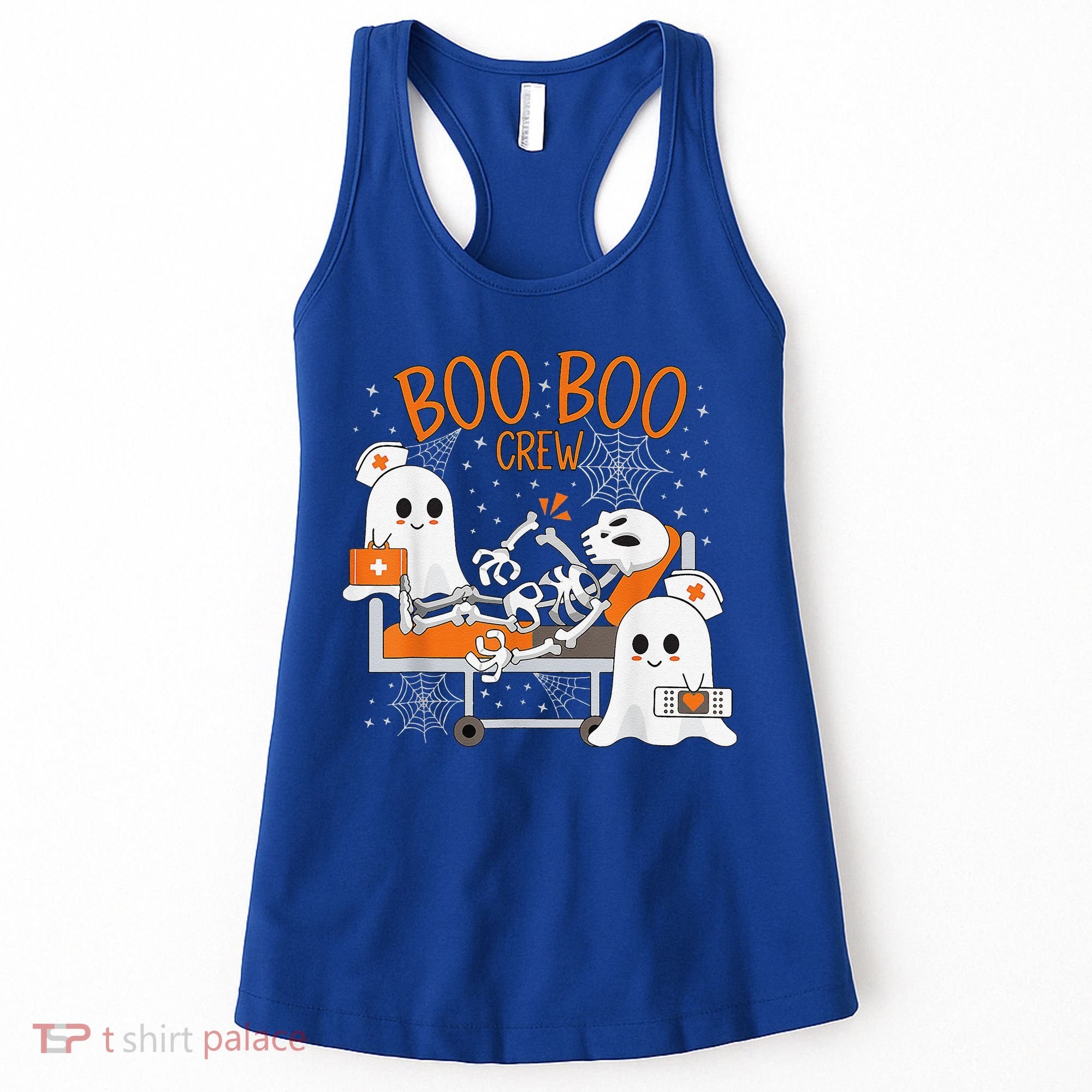 Cool Boo Boo Crew Ghost Doctor Paramedic Nurse Halloween Women's Tank Top