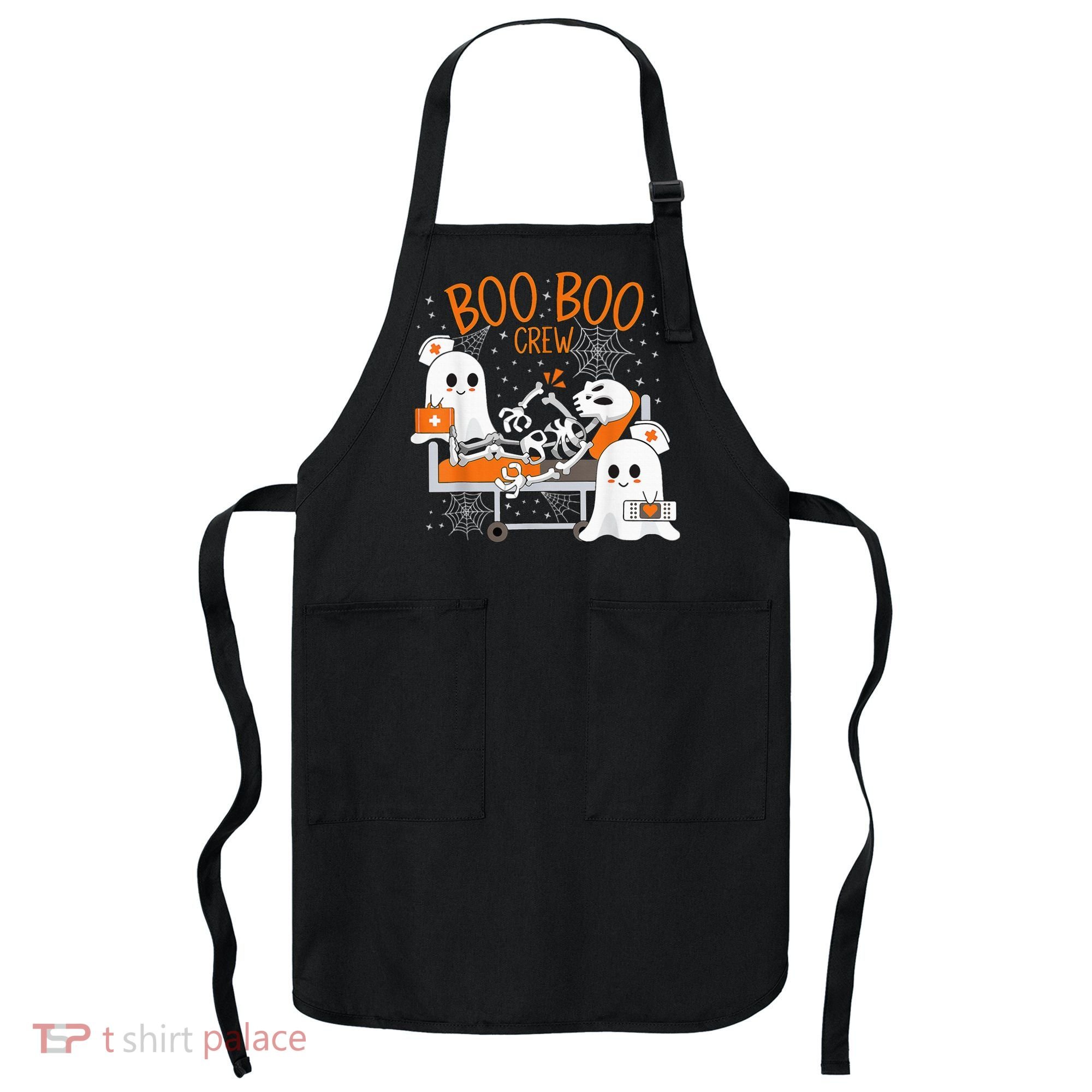 Cool Boo Boo Crew Ghost Doctor Paramedic Nurse Halloween Apron