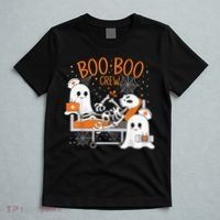 Cool Boo Boo Crew Ghost Doctor Paramedic Nurse Halloween T-Shirt thumb 5