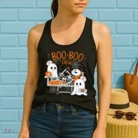 Cool Boo Boo Crew Ghost Doctor Paramedic Nurse Halloween Women's Tank Top thumb 2