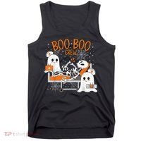 Cool Boo Boo Crew Ghost Doctor Paramedic Nurse Halloween Tank Top thumb 0